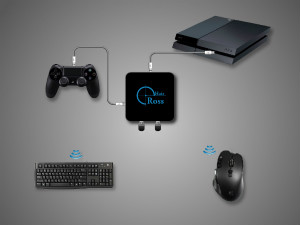 PS4 wireless mouse and keyboard connection illustration